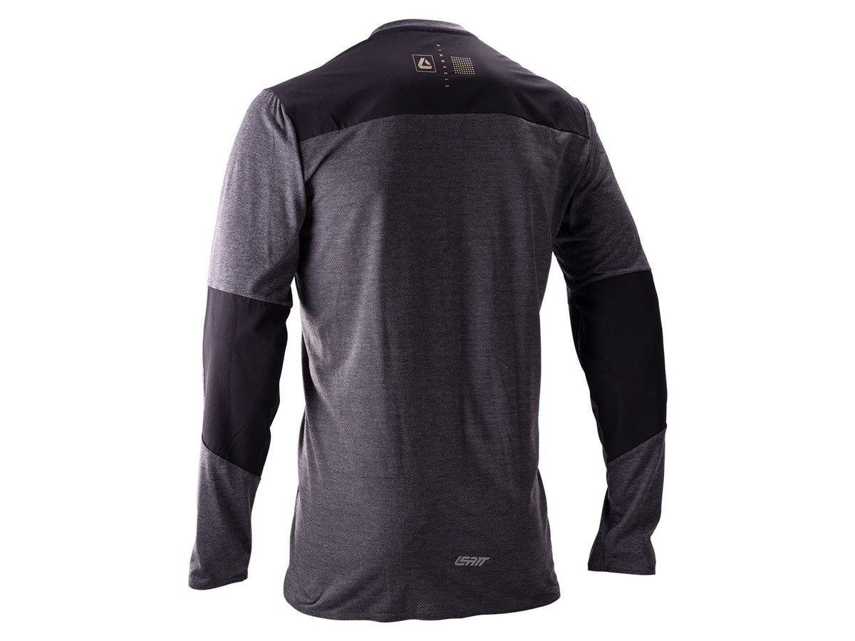 MTB Trail 4.0 Long Sleeve Jersey - Ghost Black Leatt