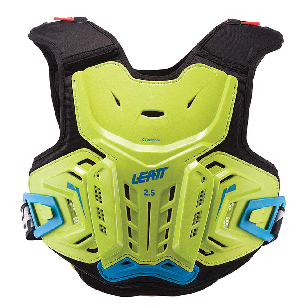 Brustpanzer 2.5 Junior (lime-blau)