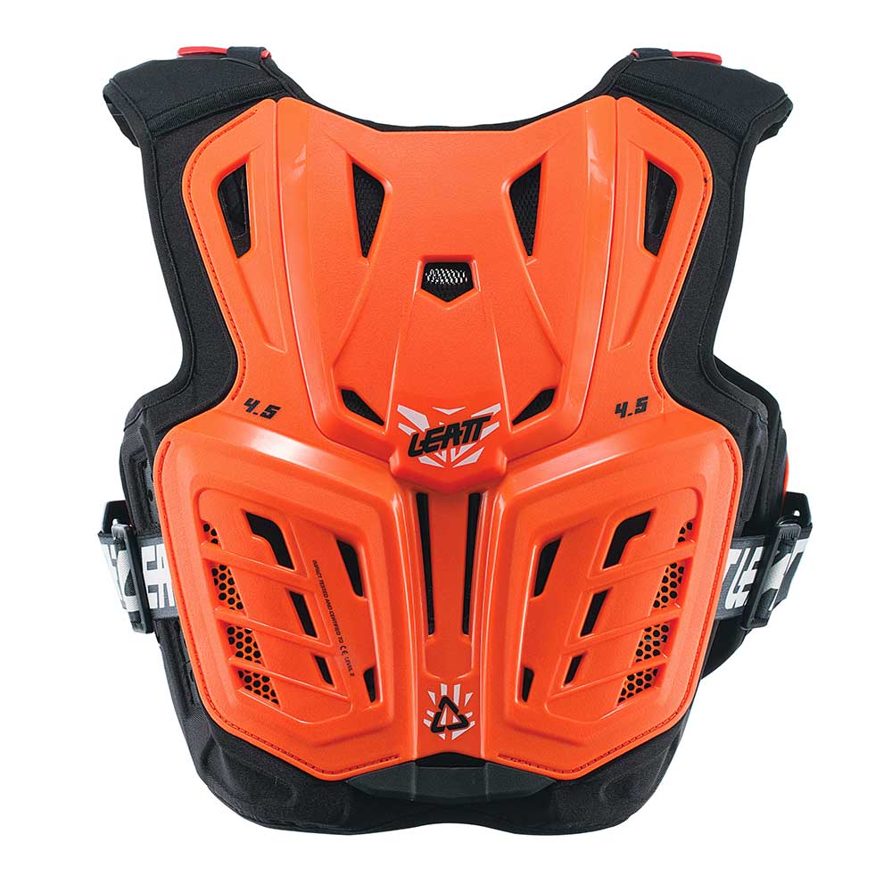 Brustpanzer 4.5 Junior orange-weiss