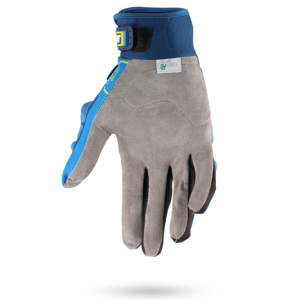 Handschuhe GPX 5.5 Windblock (blau-gelb-weiss)