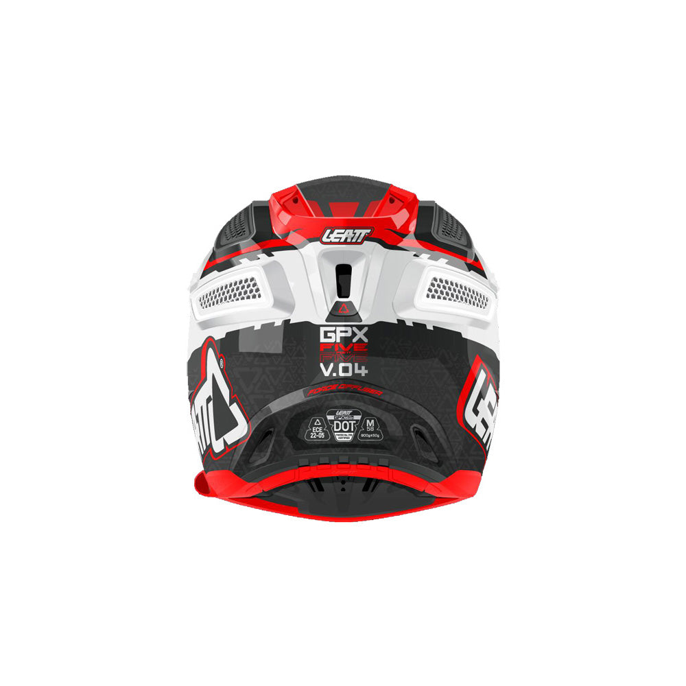 Helm 5.5 Comp V04 rot-schwarz-weiss