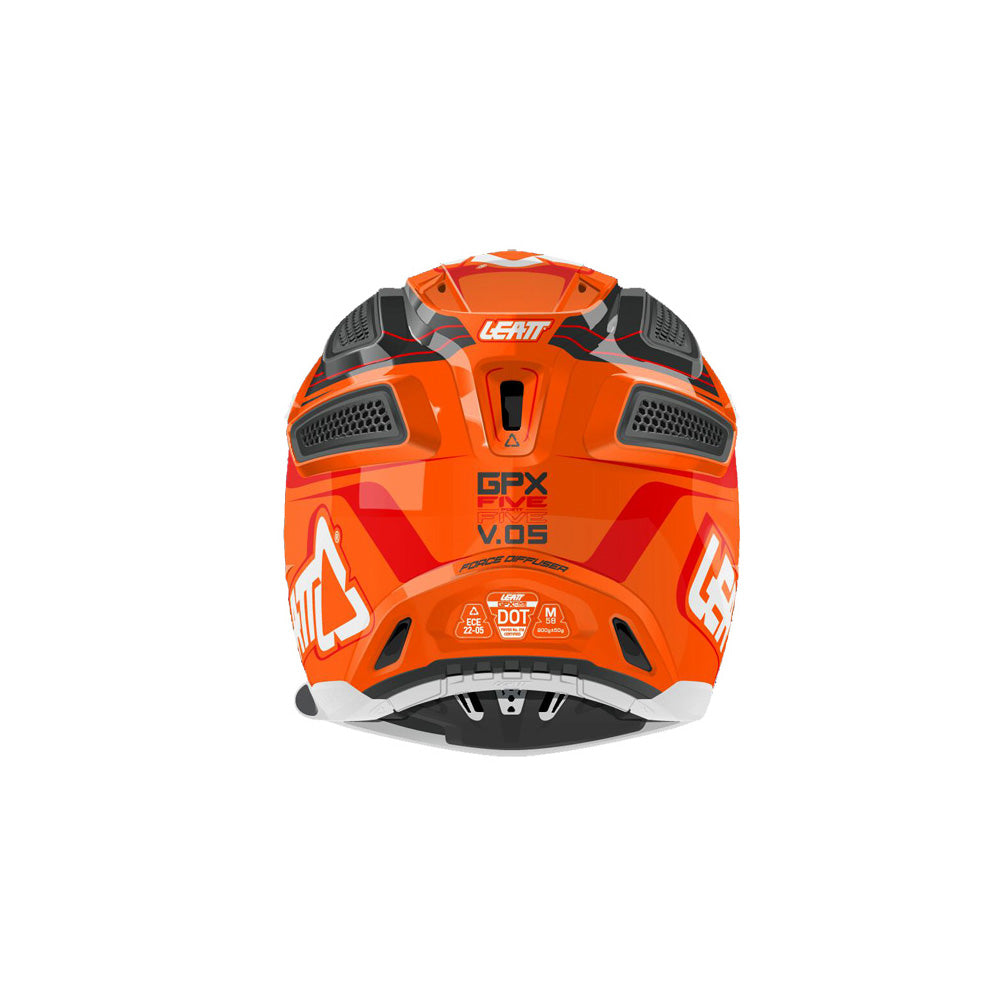 Helm 5.5 Comp V05 orange-schwarz-rot
