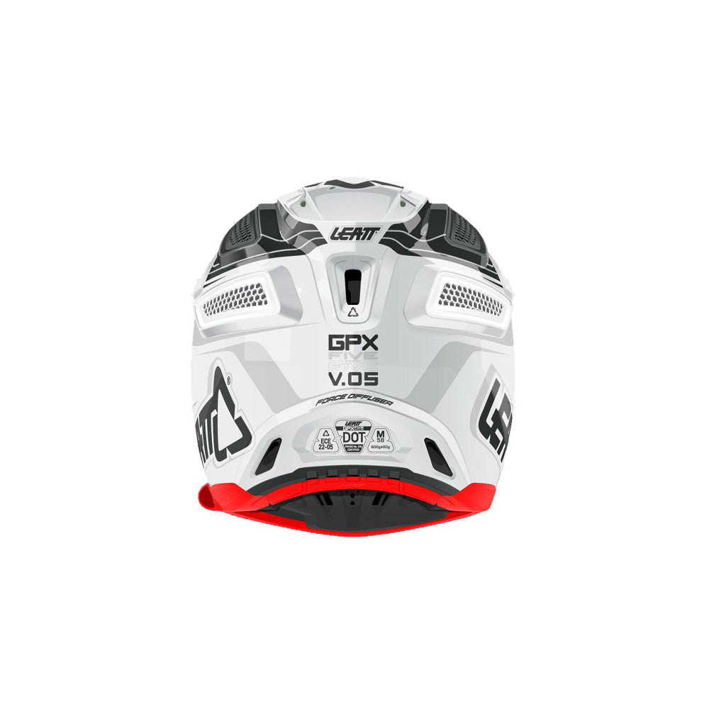 Helm 5.5 Comp V05 weiss-schwarz-rot