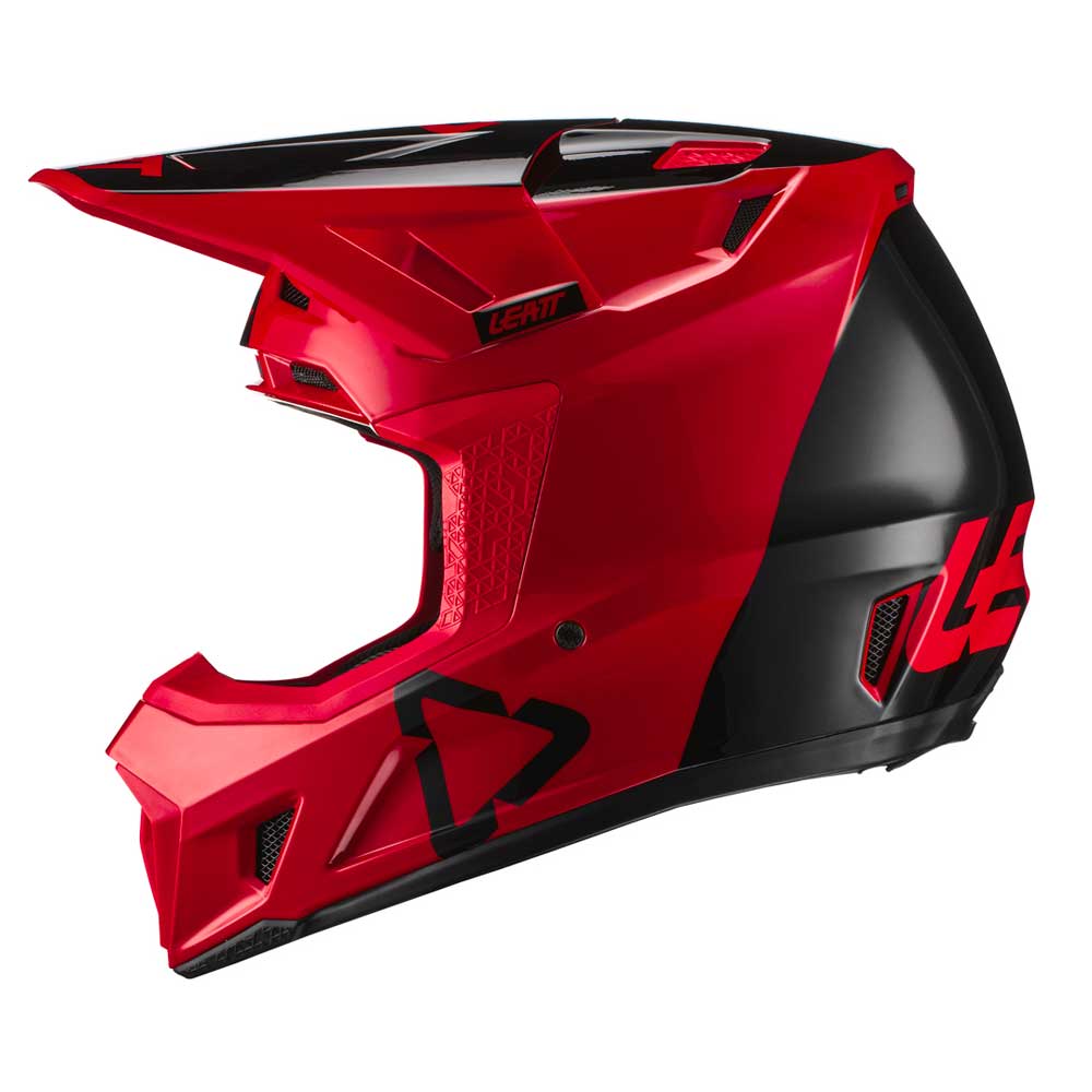 Helm inkl. Brille 7.5 V21.1 rot-schwarz