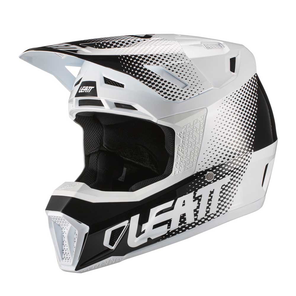 Helm inkl. Brille 7.5 V21.1 weiss-schwarz