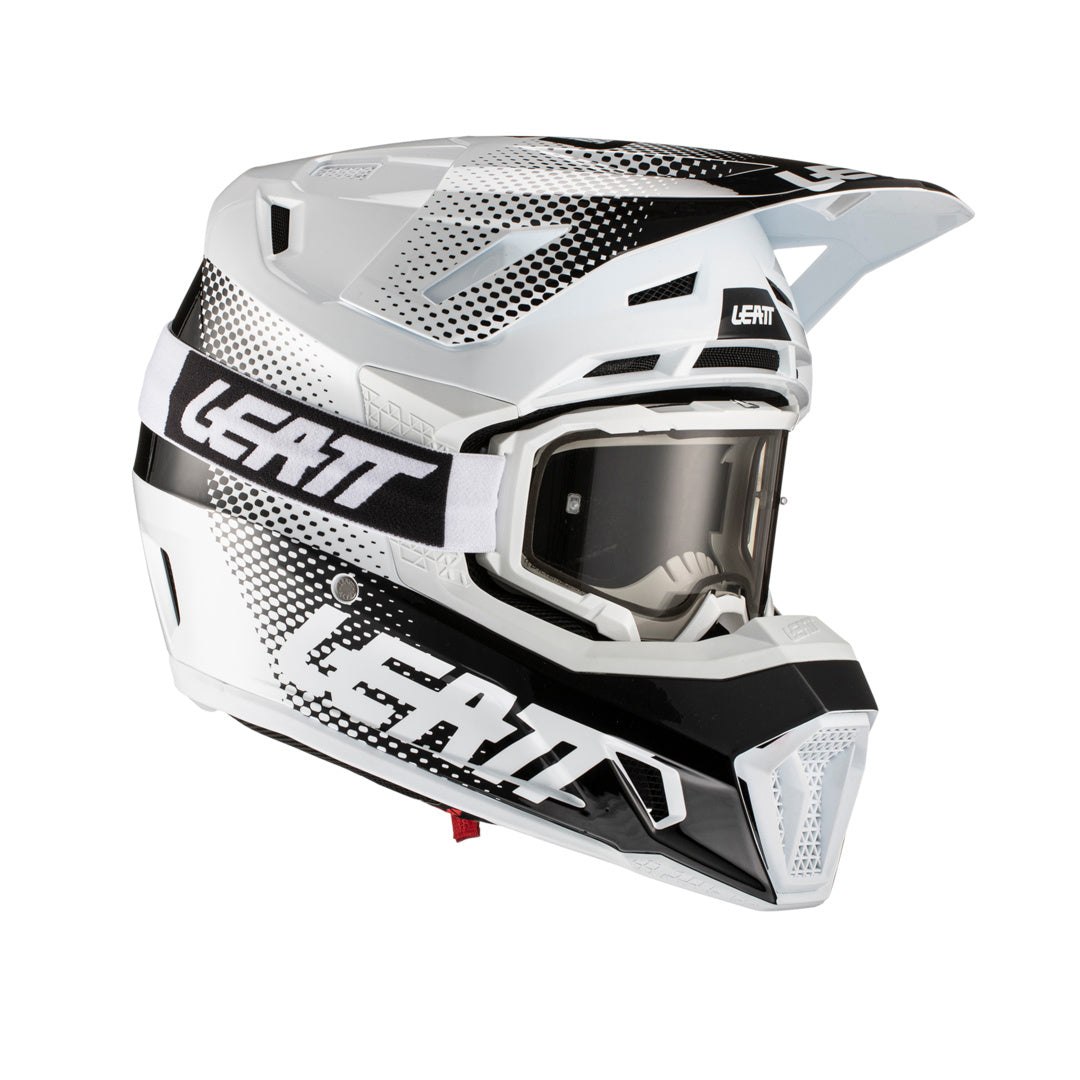 Helm inkl. Brille 7.5 V22 Uni weiss