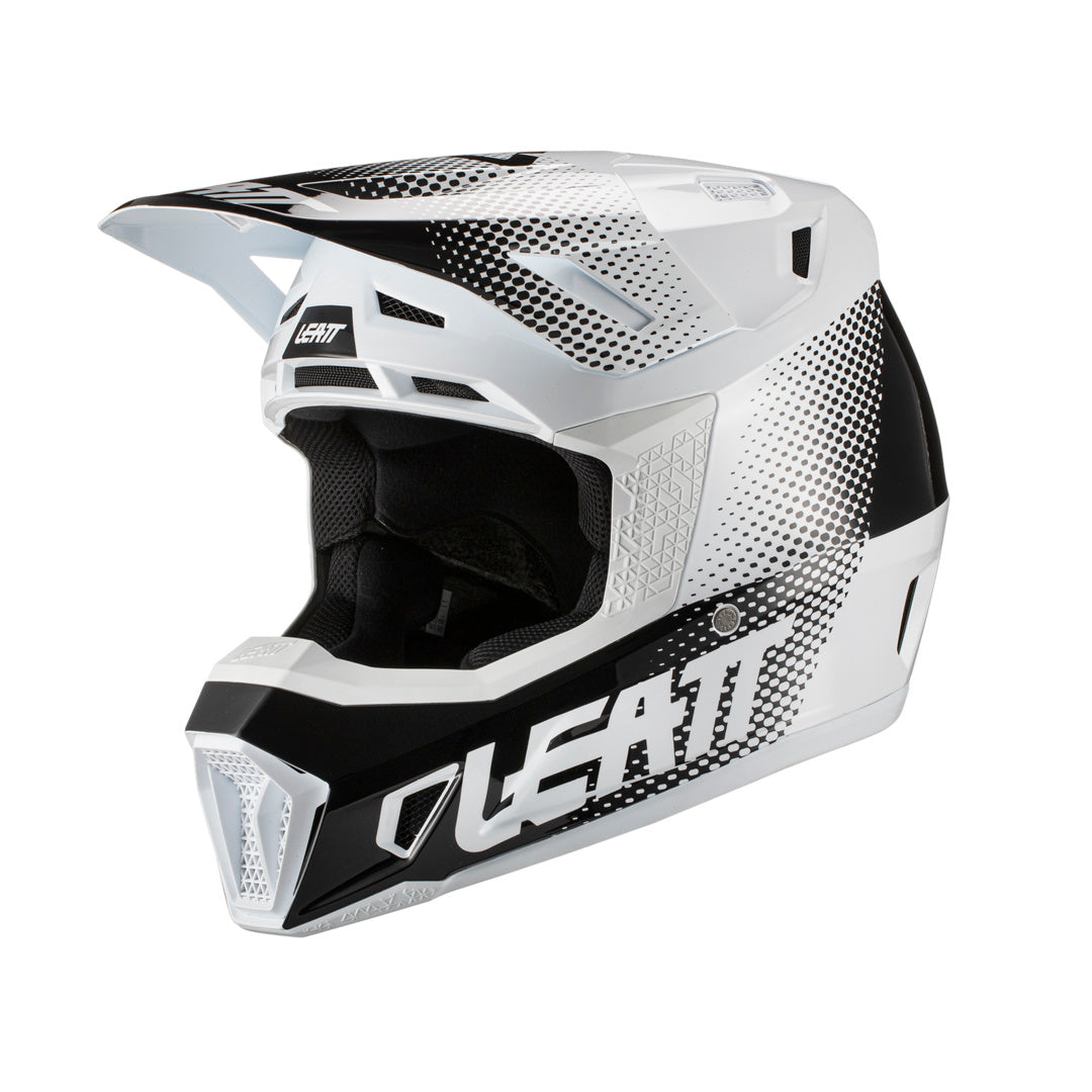 Helm inkl. Brille 7.5 V22 Uni weiss