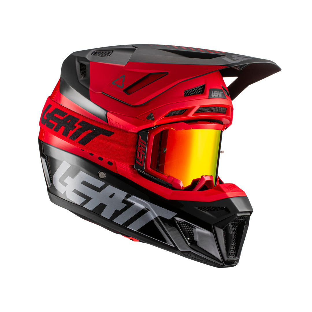 Helm inkl. Brille 8.5 V22 Uni rot
