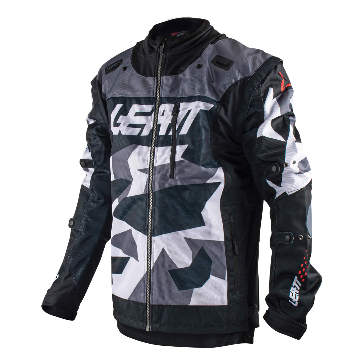 Jacke 4.5 X-Flow - Camo schwarz-grau-schwarz
