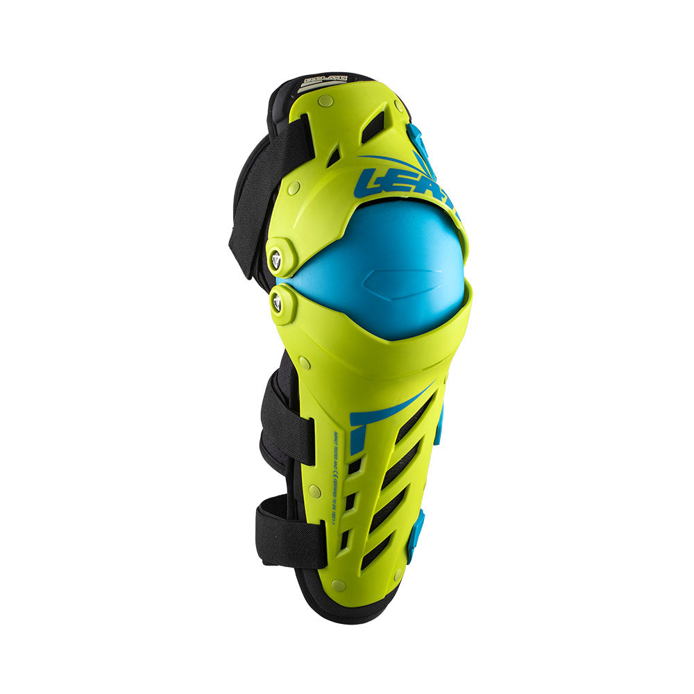 Knie Protektor Dual AXIS lime-blau