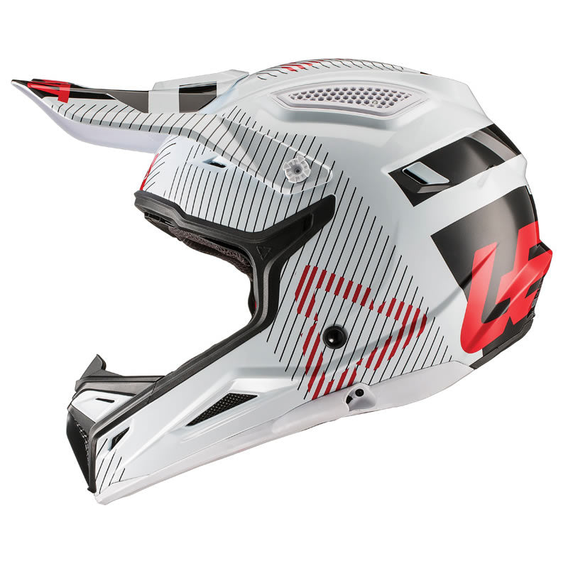 Motocrosshelm GPX 4.5 V19.2 weiss