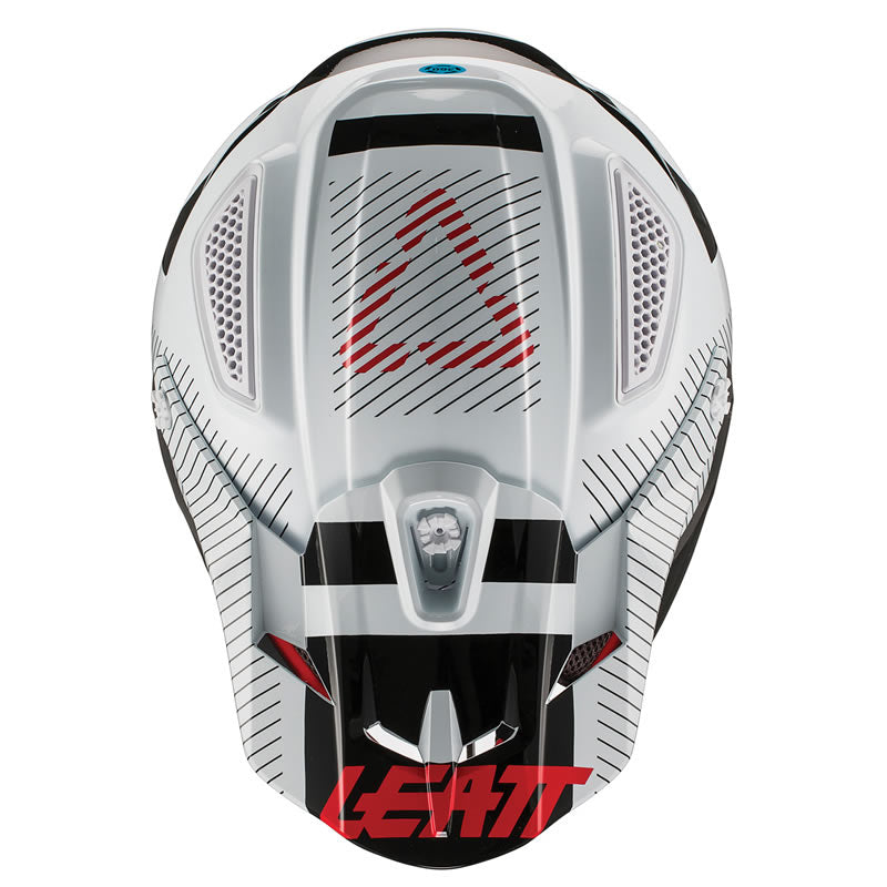 Motocrosshelm GPX 4.5 V19.2 weiss