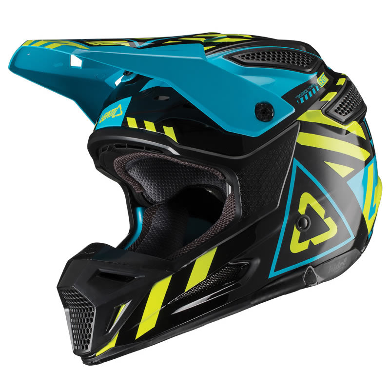 Motocrosshelm GPX 5.5 V19.1 schwarz-lime