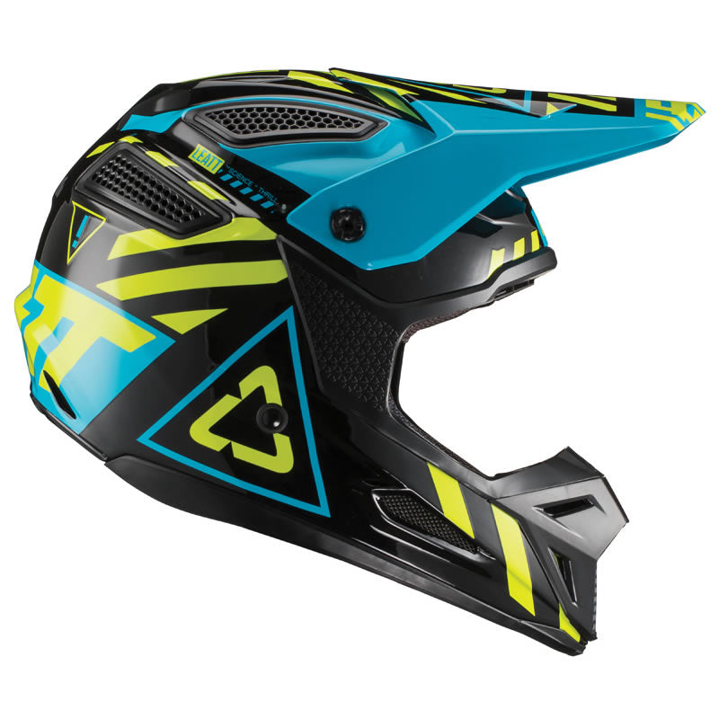 Motocrosshelm GPX 5.5 V19.1 schwarz-lime