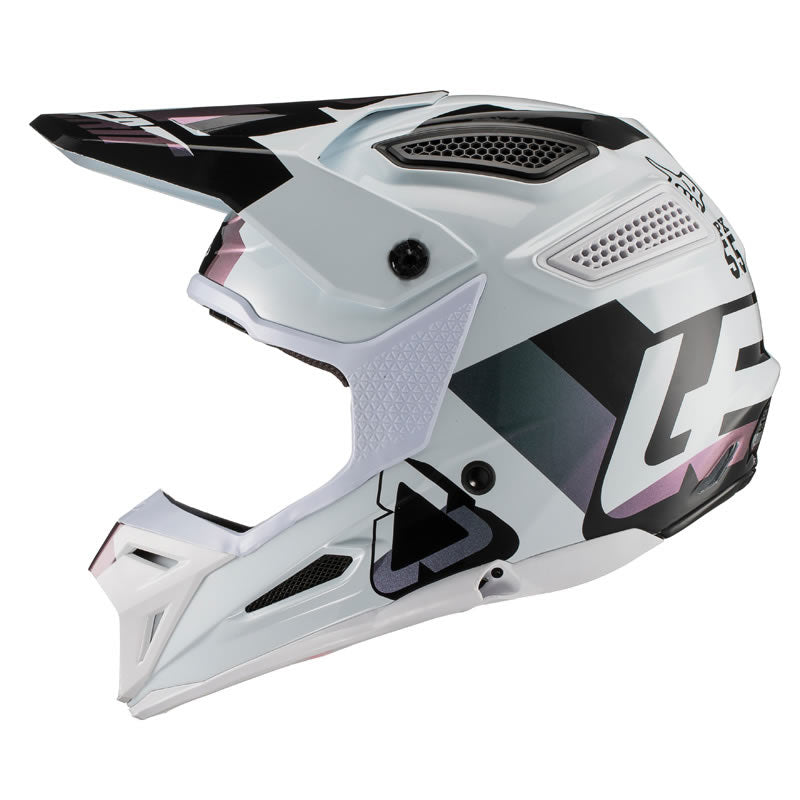 Motocrosshelm GPX 5.5 V19.2 weiss-schwarz