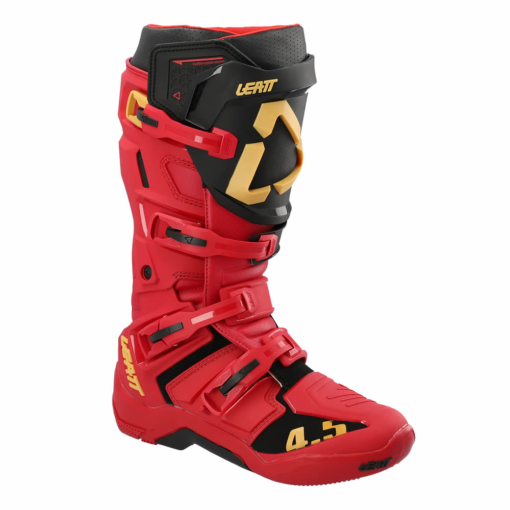Stiefel 4.5 - rot-schwarz
