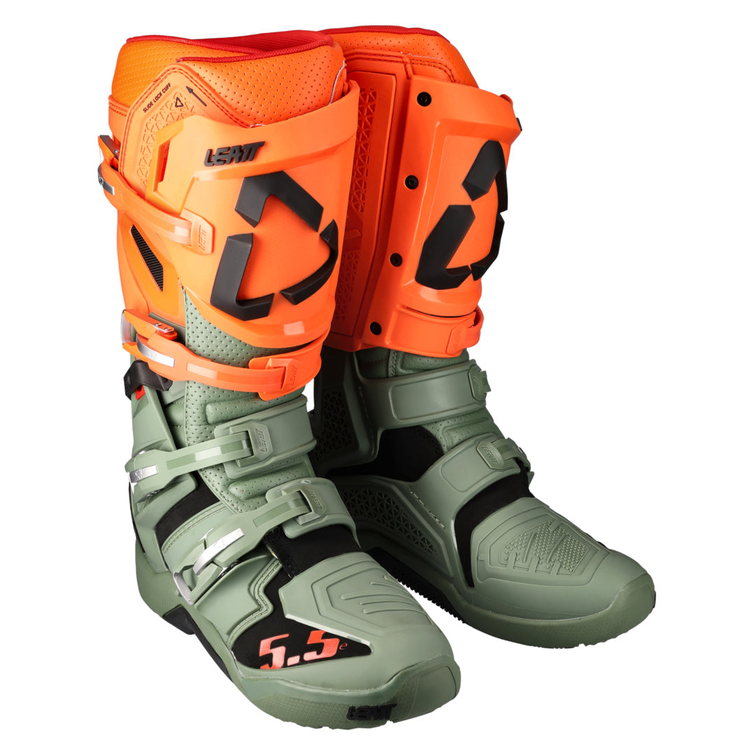 Stiefel 5.5 FlexLock Enduro Cactus olive-orange