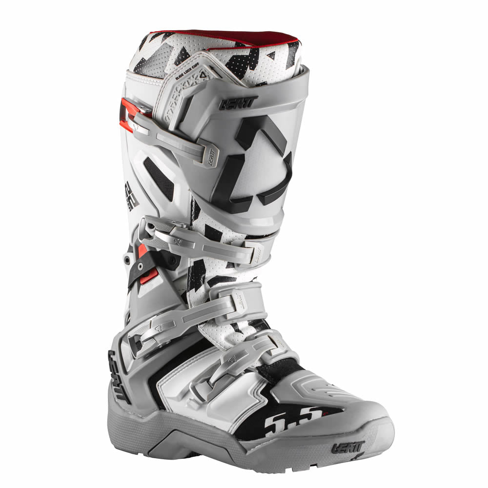 Stiefel 5.5 FlexLock Enduro JW22 - grau-weiss