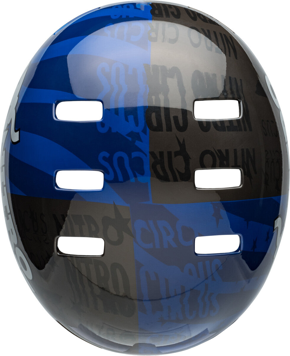 LOCAL Fahrradhelm - gloss navy/sliver nitro