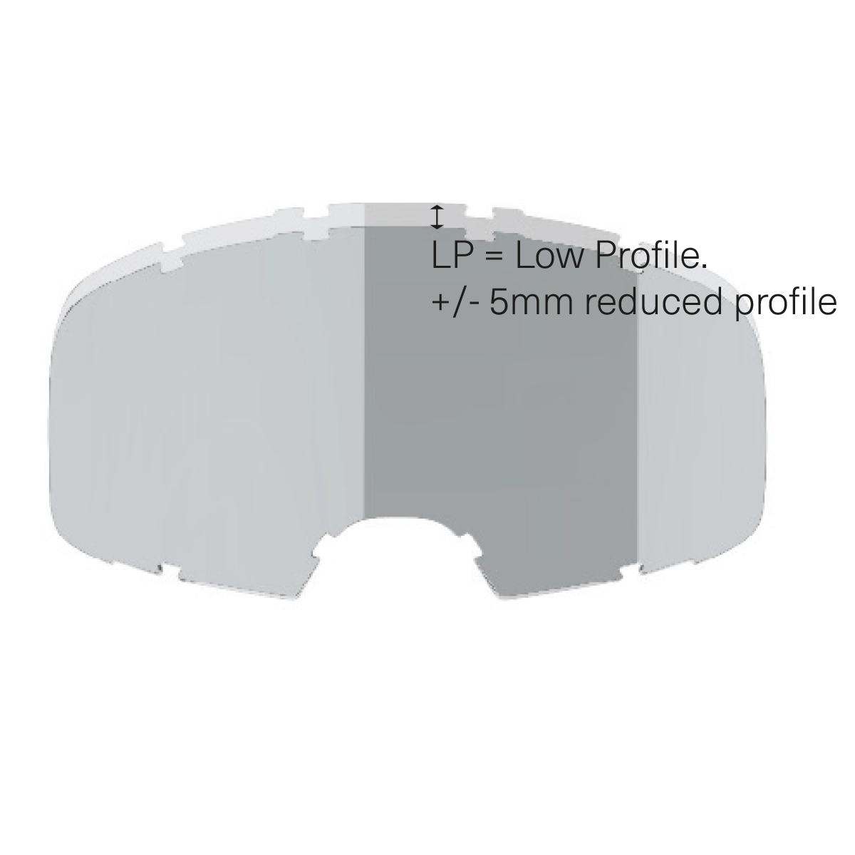 Trigger Goggle Mirror (Low Profile) - Racing Red iXS