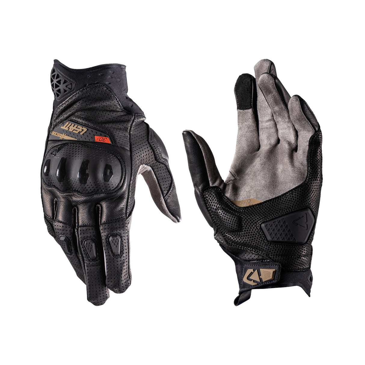 Glove ADV X-Flow 8.5 Short - Stealth Black/Grey