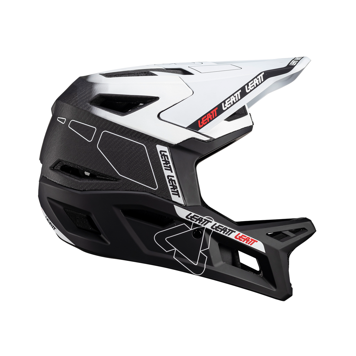 Helm MTB Gravity 6.0 Carbon - White