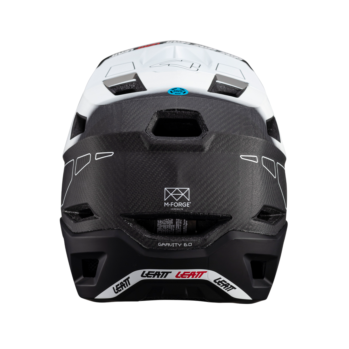 Helm MTB Gravity 6.0 Carbon - White