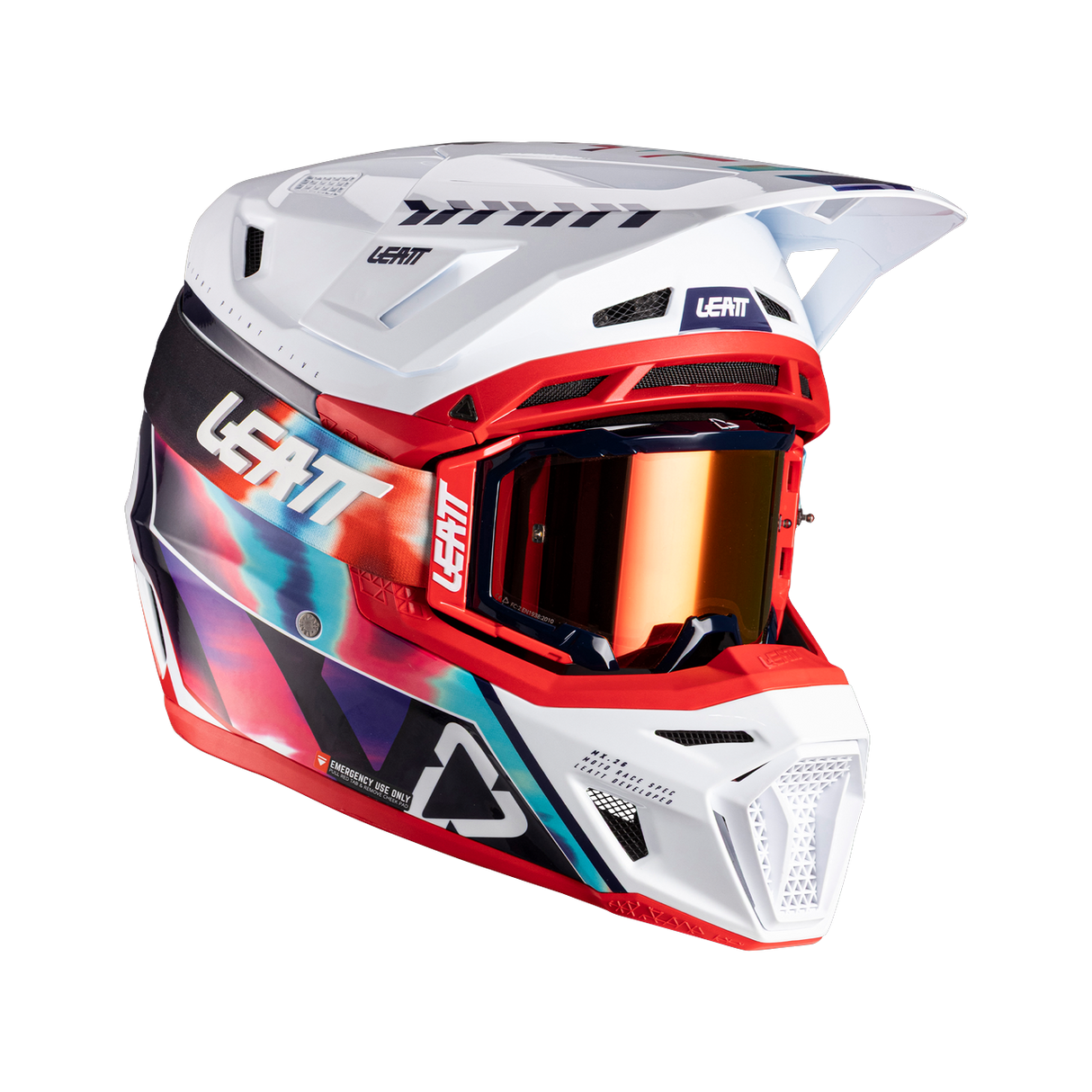 Helmet Kit Moto 8.5 - Royal Bue Blue/Red