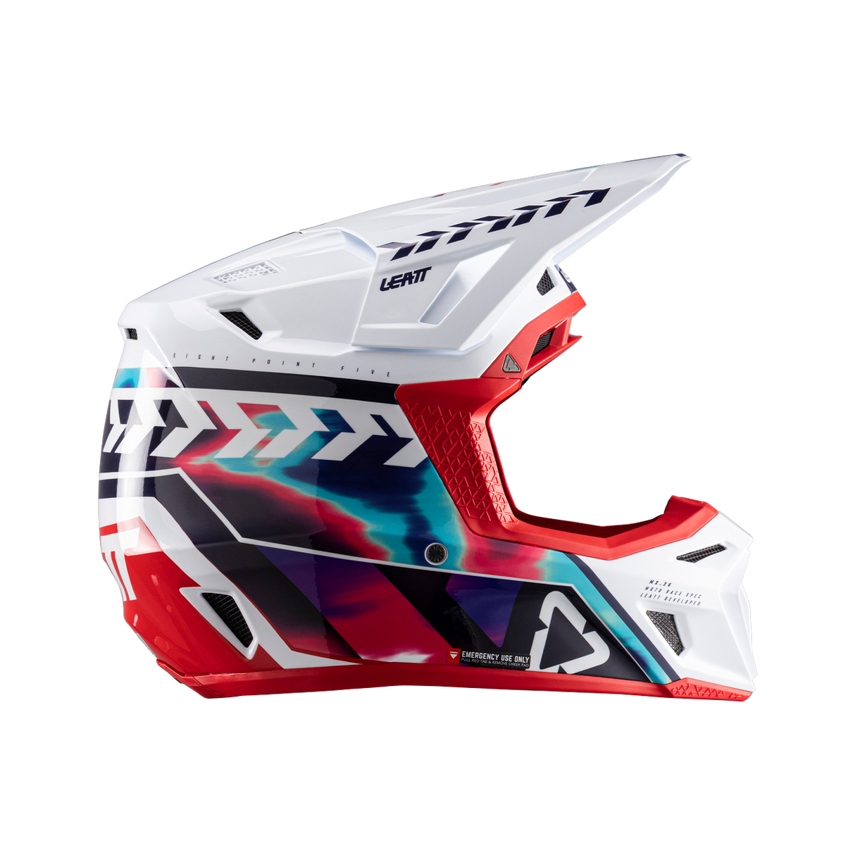 Helmet Kit Moto 8.5 - Royal Bue Blue/Red