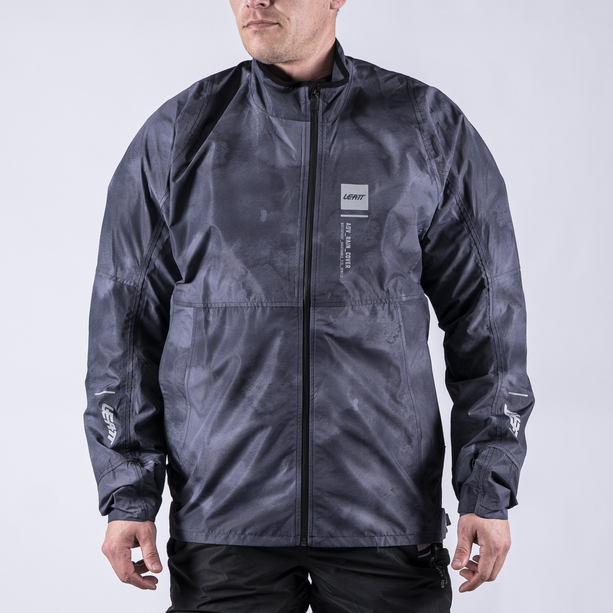 Jacket ADV Rain Cover - Camo Black/Grey Leatt