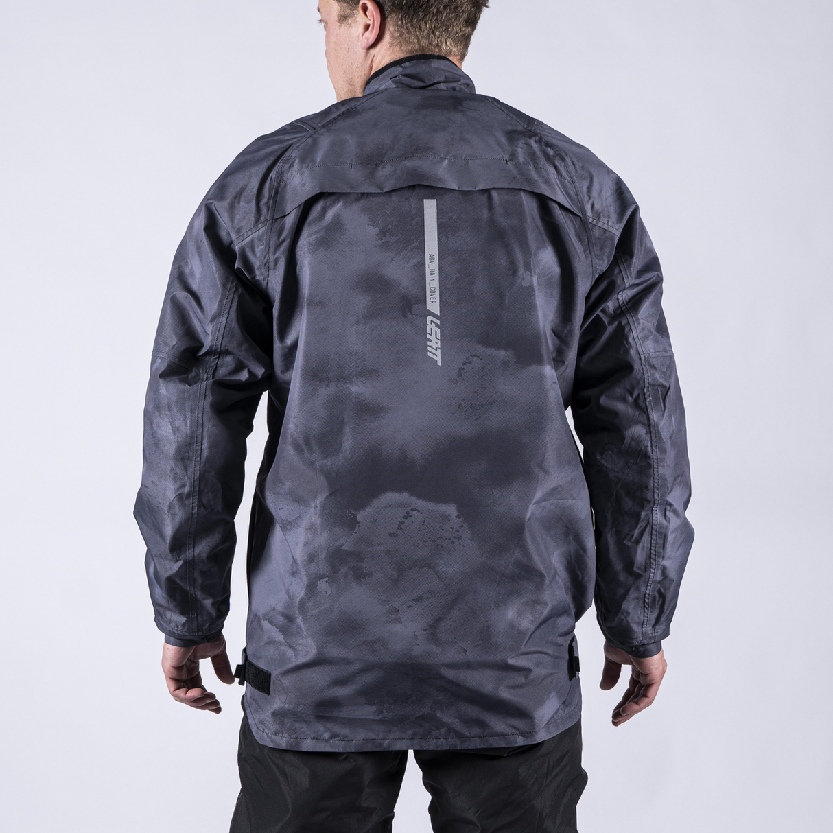 Jacket ADV Rain Cover - Camo Black/Grey Leatt
