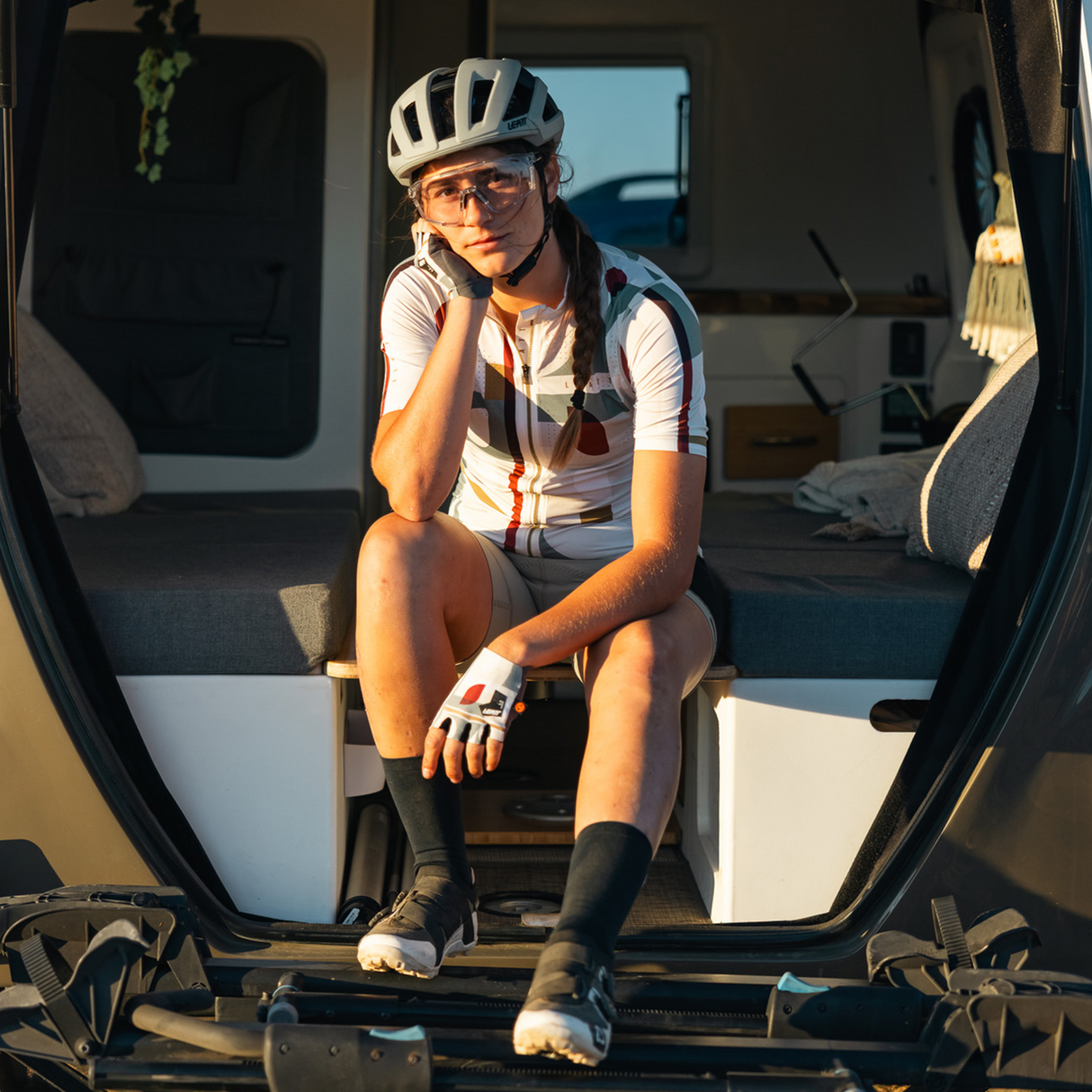 Jersey MTB Endurance 5.0 Cargo Women - White Canvas