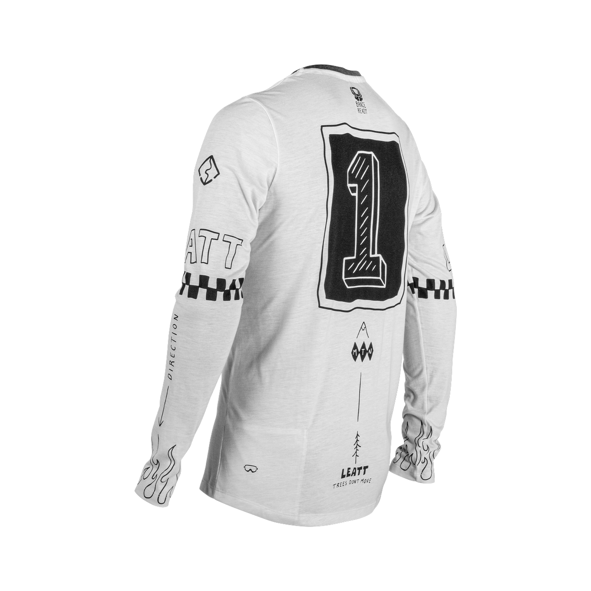Jersey MTB Gravity 3.0 Long Sleeve - Cream White