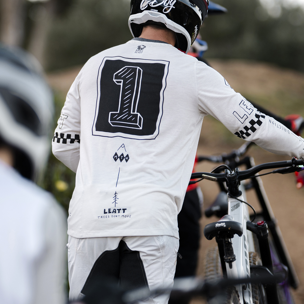 Jersey MTB Gravity 3.0 Long Sleeve - Cream White