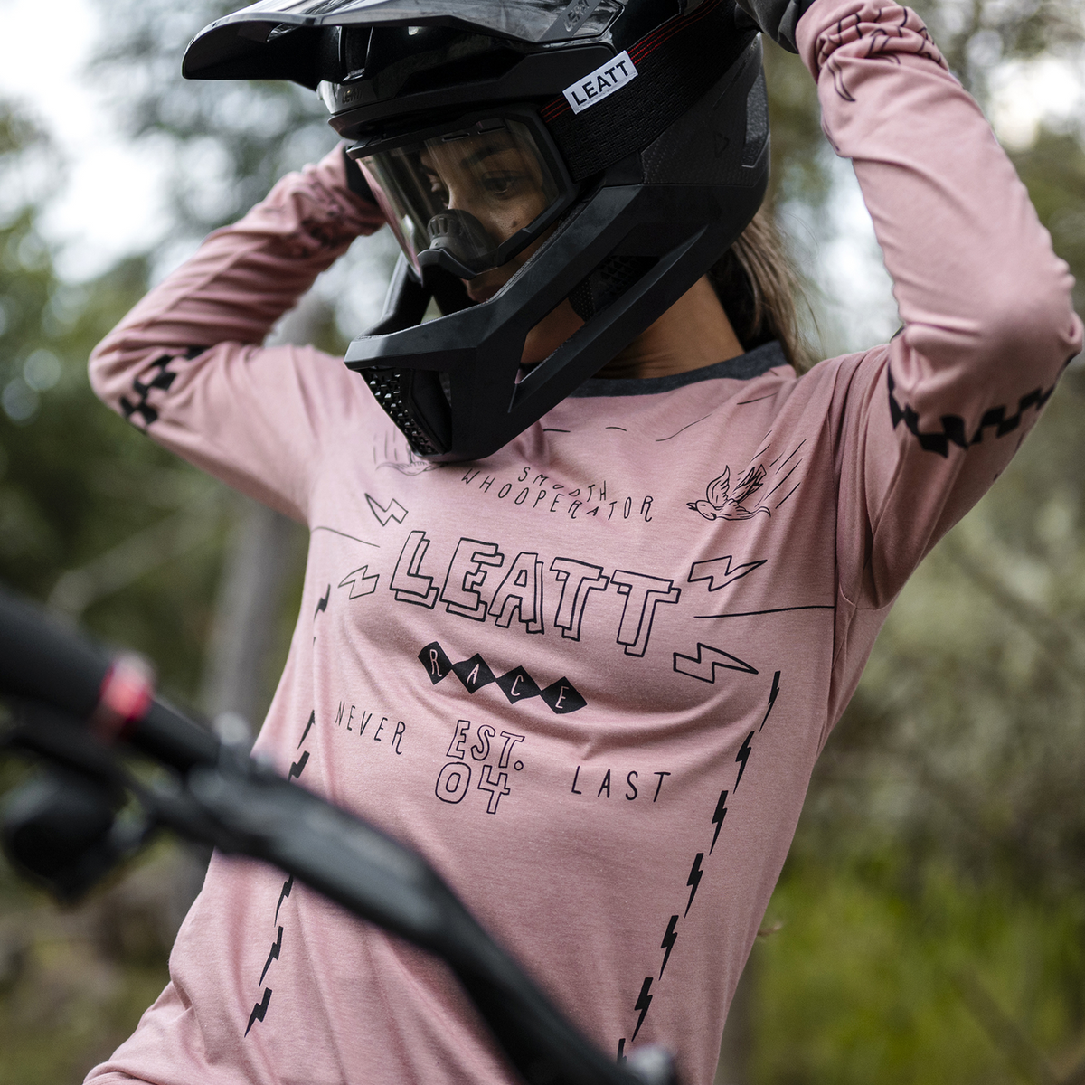 Jersey MTB Gravity 3.0 Long Sleeve Women - Dusty Pink Leatt