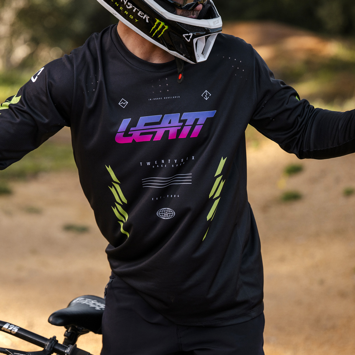 Jersey MTB Gravity 4.0 Long Sleeve - Race Black