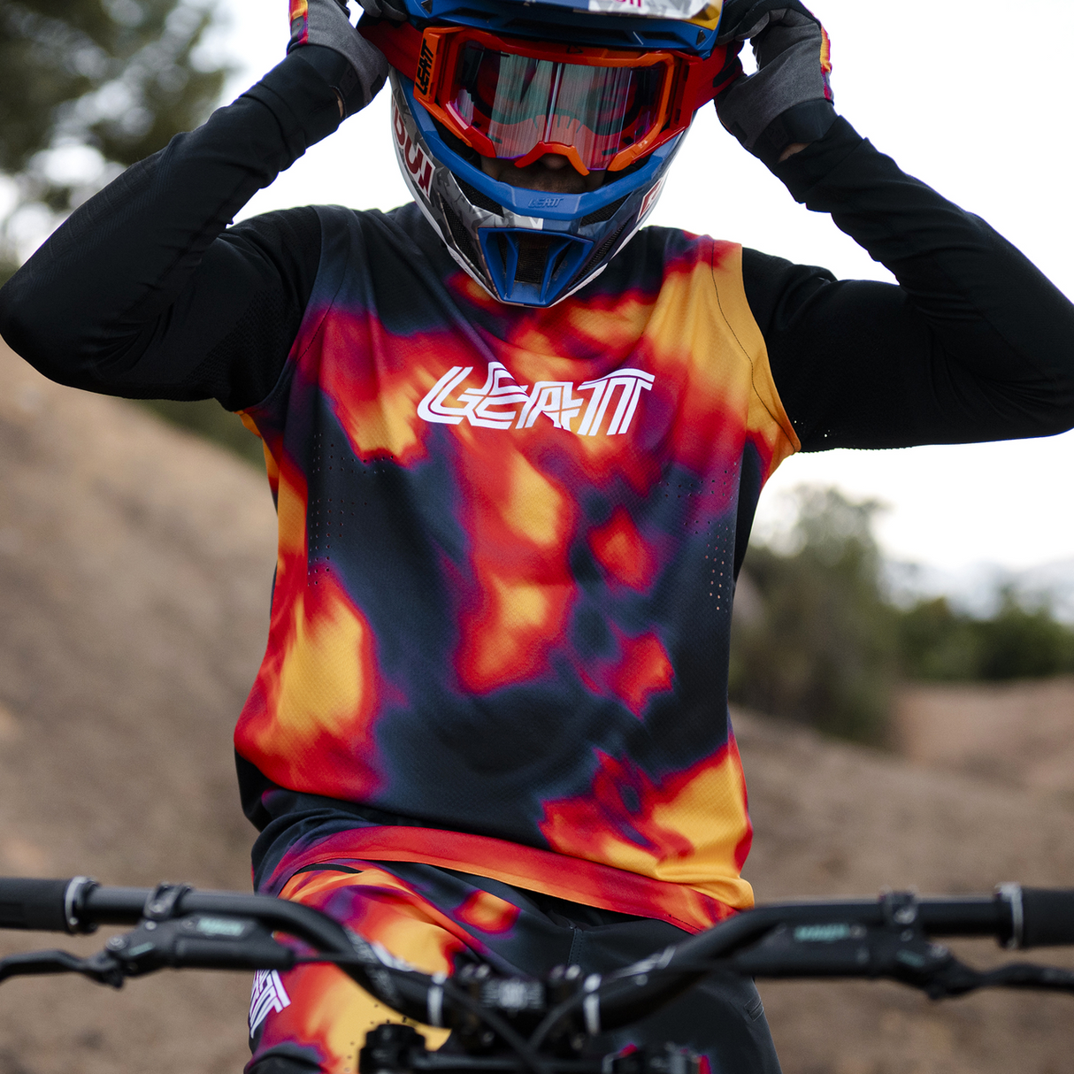 Jersey MTB Gravity 8.0 - Heatmap Red