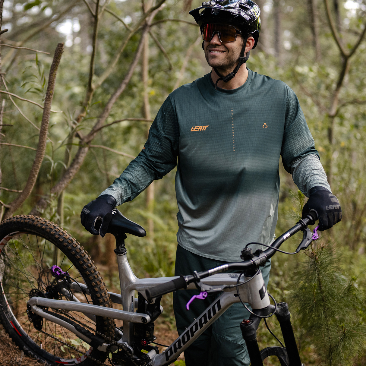 Jersey MTB Trail 3.0 Long Sleeve - Spruce Green