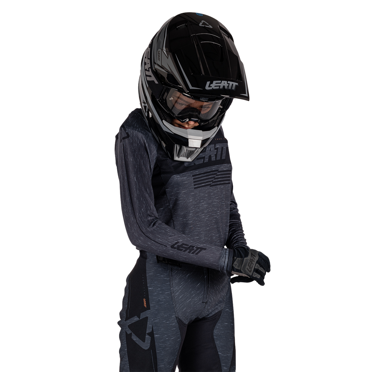 Jersey Moto 4.5 Jr - Stealth Black/GreyV26