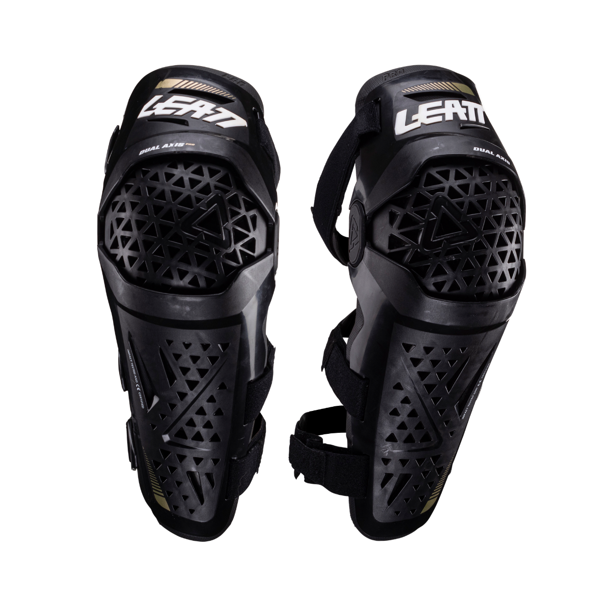 Knee & Shin Guard Dual Axis Pro - Black