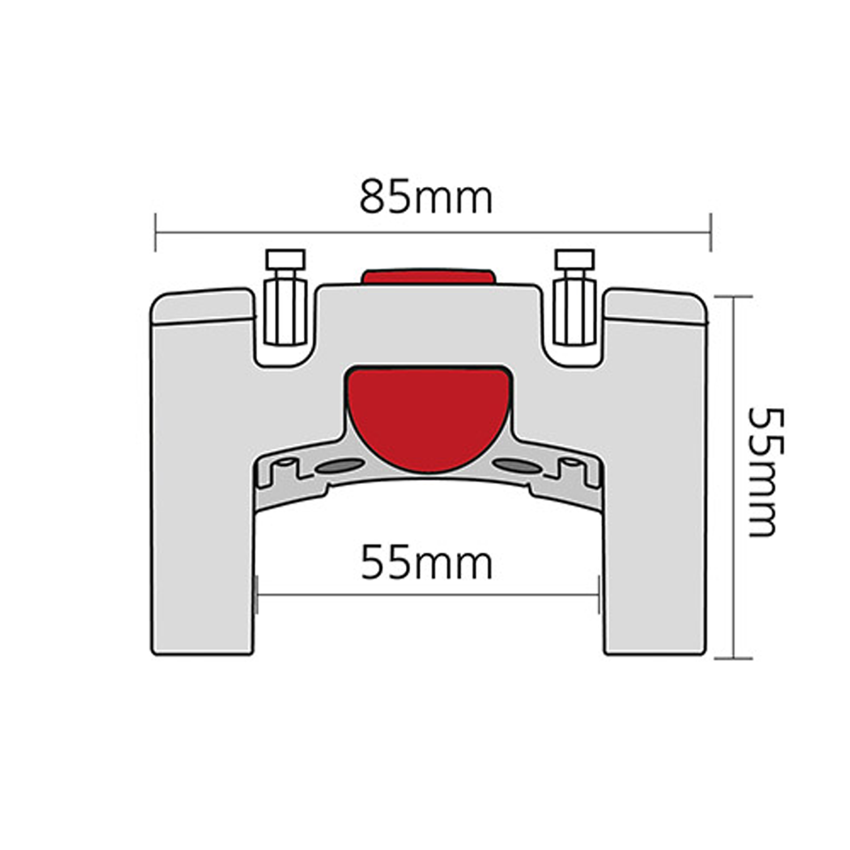 Lenkeradapter Universal - Schwarz