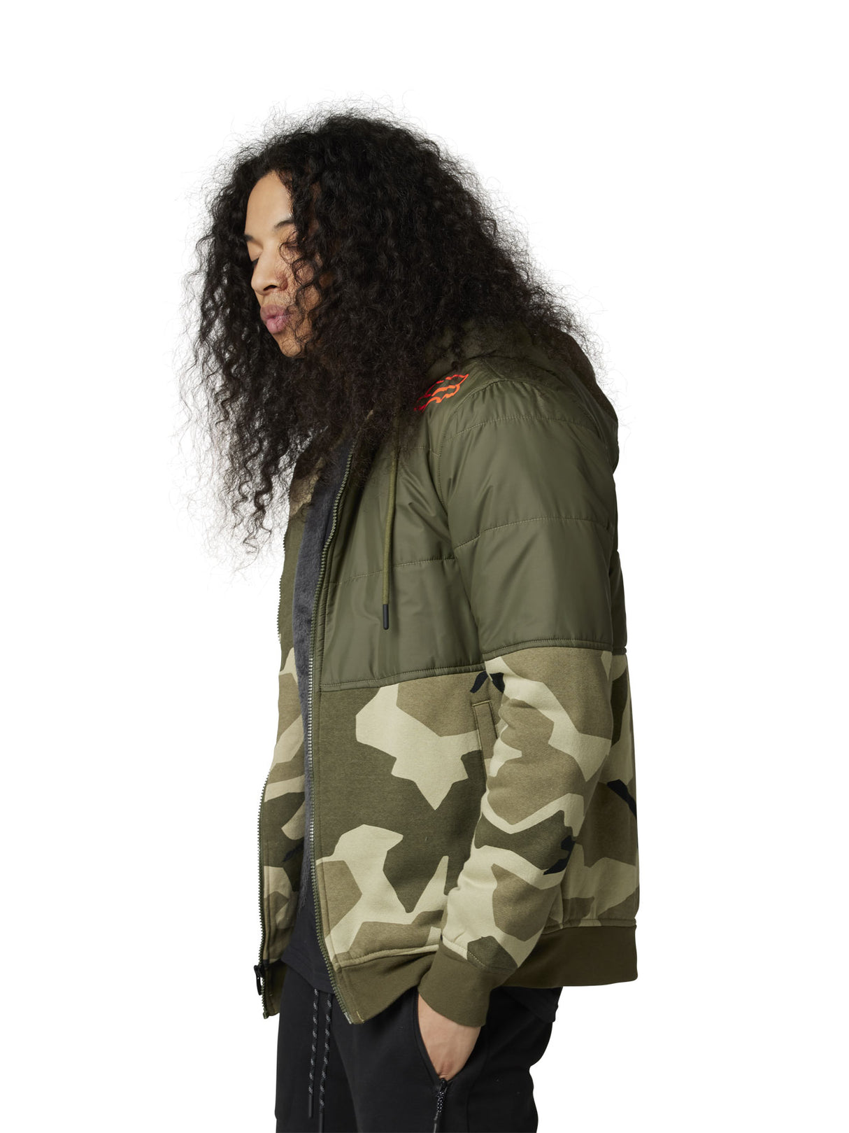 Lindon Sasquatch Fleece - olive camo