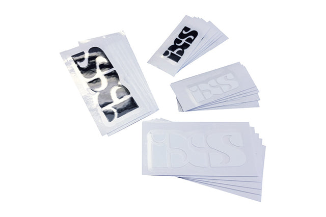 Logo stickers 3/5 cm (20 pcs) - black/white