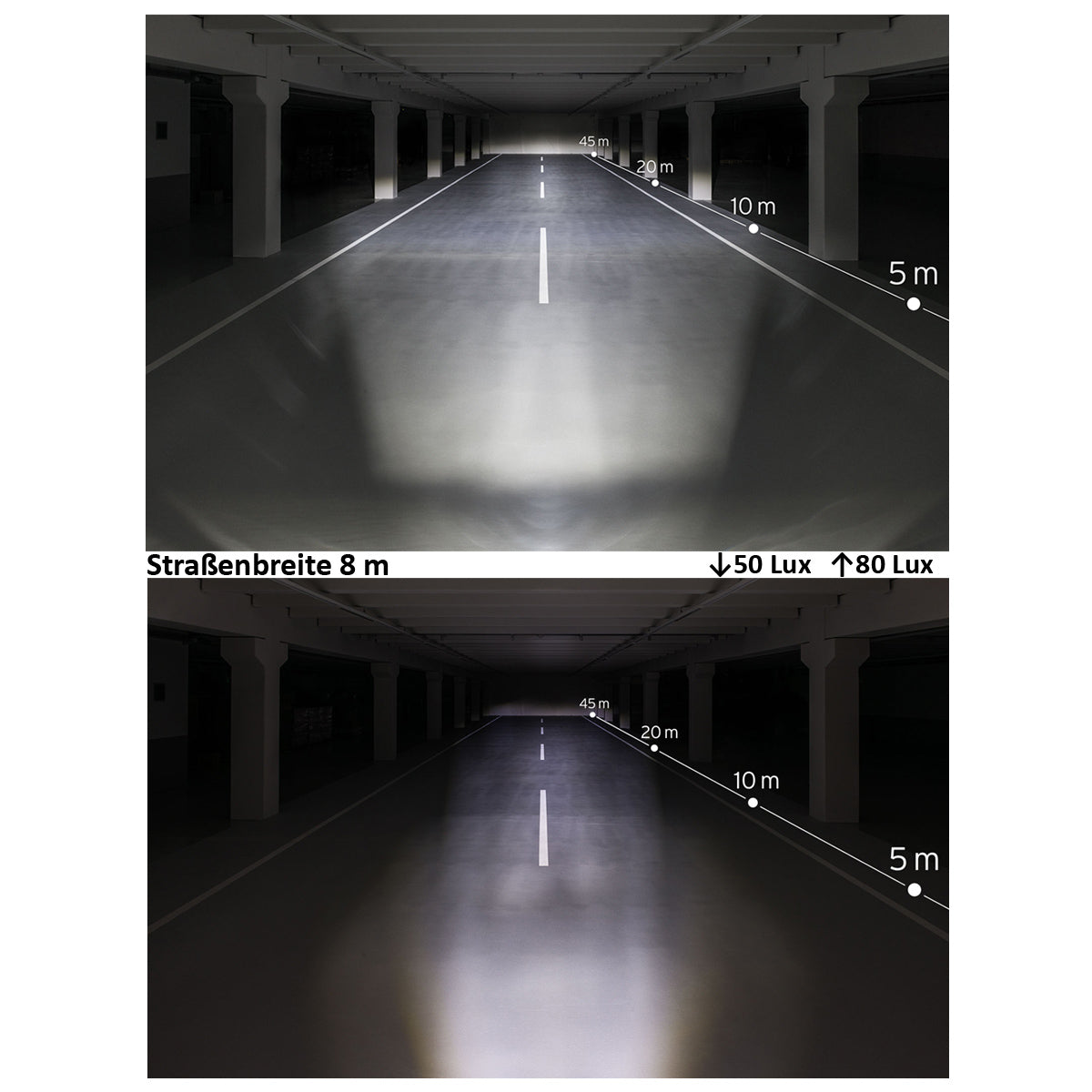 Lumotec IQ-XS 80 Lux - Silber