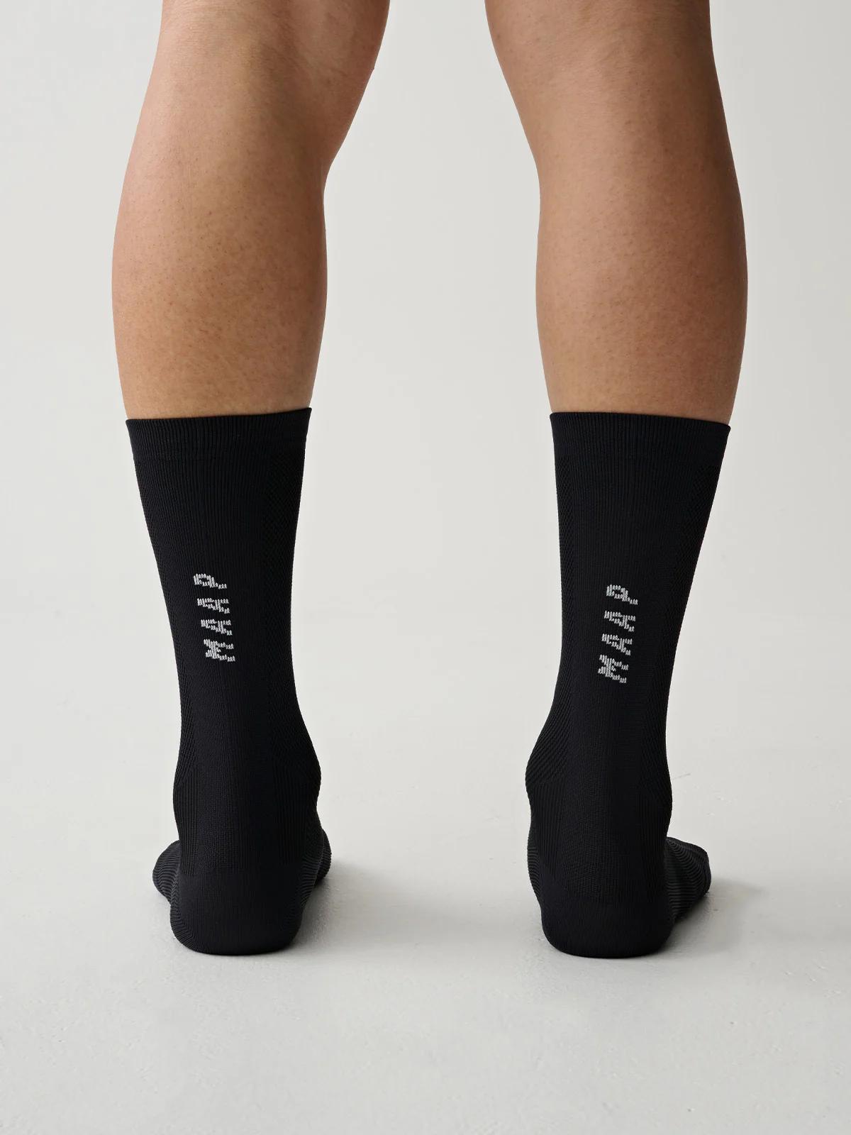 Long Division Mono Sock - black