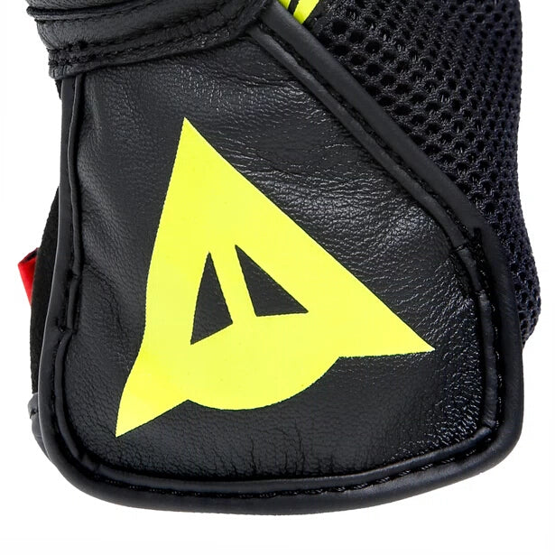 MIG 3 Unisex Lederhandschuhe - Black/Fluo-Yellow