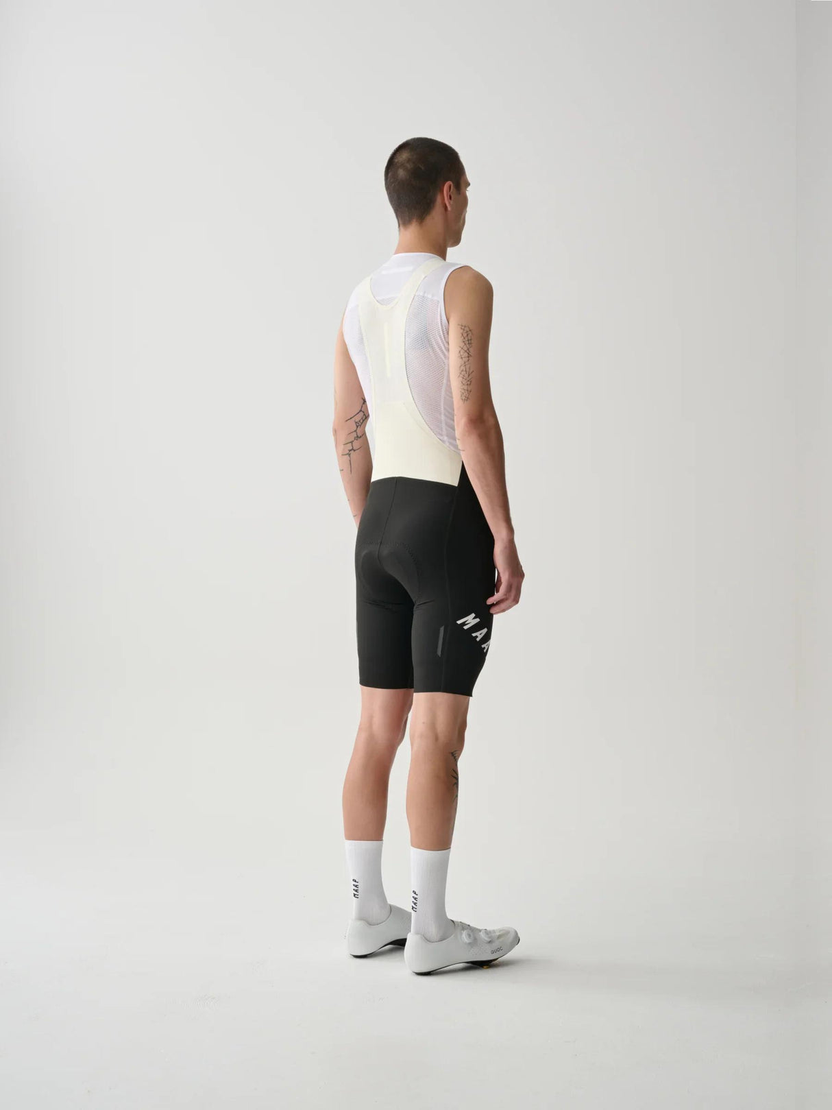 Aeon Bib Shorts - Black/White