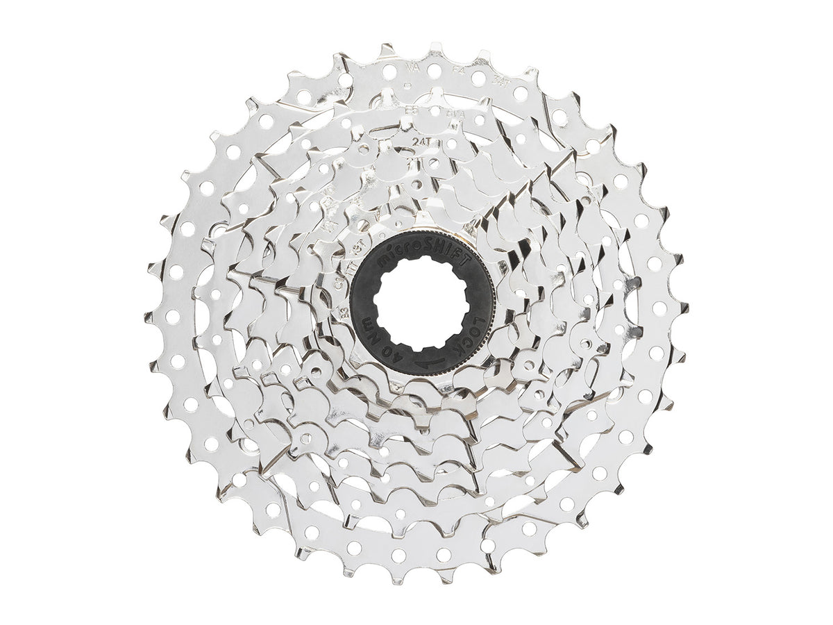 Cassette Mezzo 8 vitesses 11-34T Nickel - noir