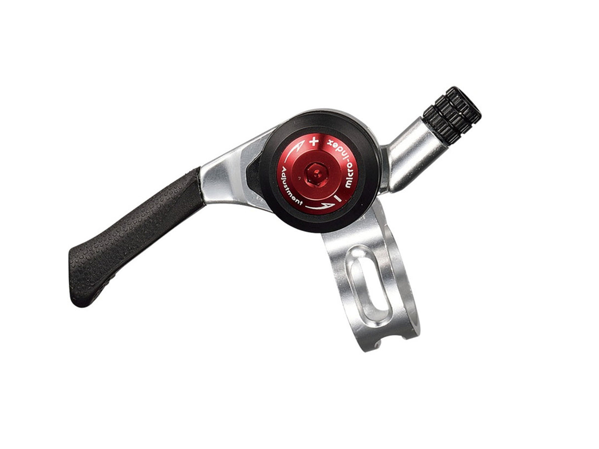 Road Thumb Shifter, Pair, Shimano 2/3x9-fach - Silver