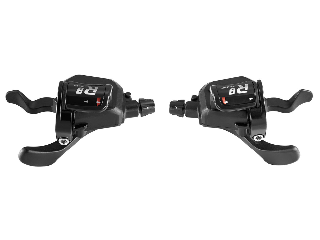 R8 Xpress Shifters Road, Pair, 2x8-fach - Black microSHIFT
